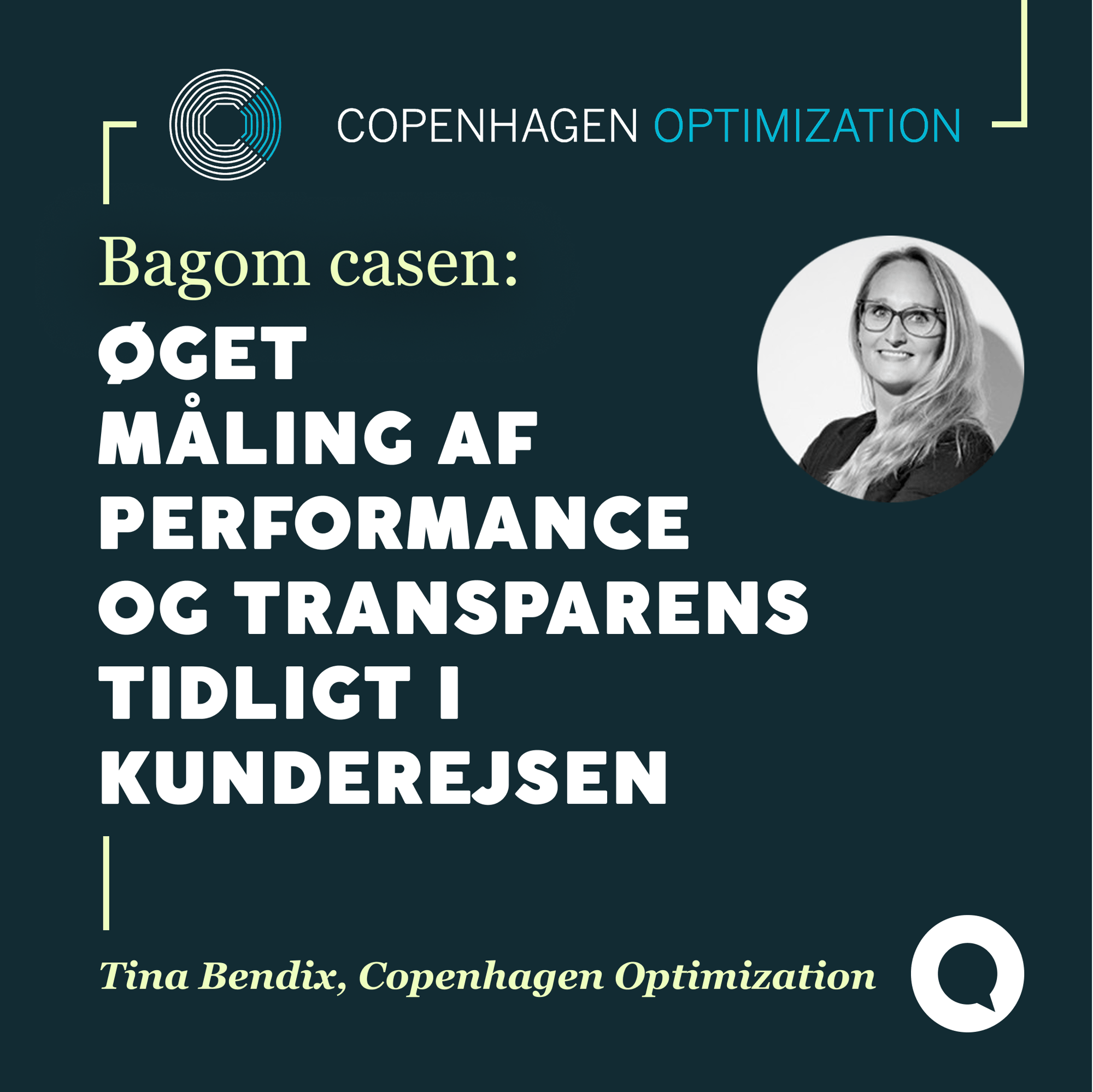 Tina Bendix, Copenhagen Optimization Tina Bendix, Copenhagen Optimization